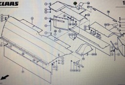 CLAAS 00 0922 346 1/00 0922 343 1/CLAAS Corto blacha osłony prawa/lewa