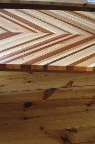 Unikatowy stół, 100% lite drewno-3