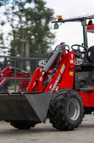 Ładowarka przegubowa silnik KUBOTA 1000 kg udźwig + łyżka + widły + transport-2