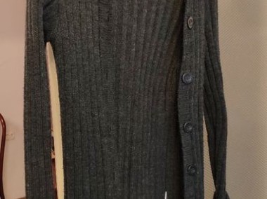 Kardigan sweter szary-1