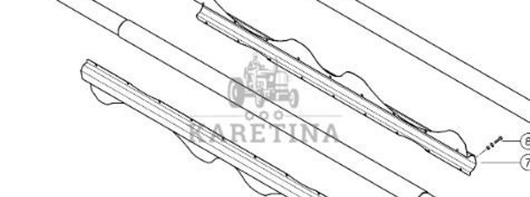 Claas Lexion 740 750 760 Wałek Podajnika Zbożowego 0006652100 00 0665 210 0-1