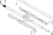 Claas Lexion 740 750 760 Wałek Podajnika Zbożowego 0006652100 00 0665 210 0