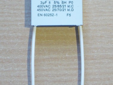 Kondensator rozruchowy 3,0µF MKSP-8-1