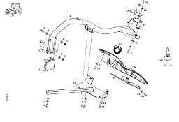 Fendt 828 Vario - pokrywa błotnika G931700050010 G931700050020