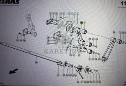 Wahacz Claas Mega 370-340 Nr kat. części 000 542 189 0/ 000 542 190 0