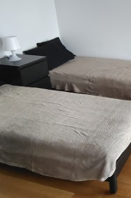 Dwa łóżka Ikea utaker 80x200 cm czarnobrąz + 2 materace afjall-2