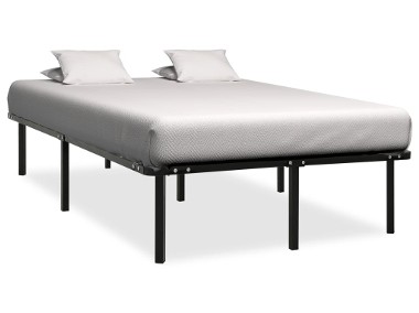 vidaXL Rama łóżka, czarna, metalowa, 160 x 200 cm284682-1