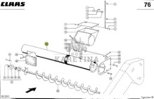 Claas Dominator 98 - ślimak zgonin 0006871731
