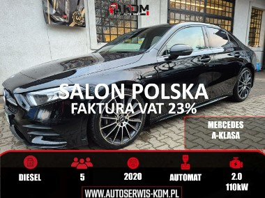 Mercedes-Benz Klasa A W177 Mercedes A- Klasa * I WŁ / Jak NOWA* LIMITED* FV VAT 23% * SALON PL-1