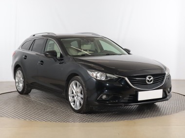 Mazda 6 III , Salon Polska, Serwis ASO, Skóra, Navi, Xenon, Bi-Xenon,-1