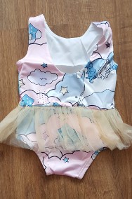 Nowy strój kąpielowy dziecięcy dziewczęcy balerina rozm 90 jednorożec-2