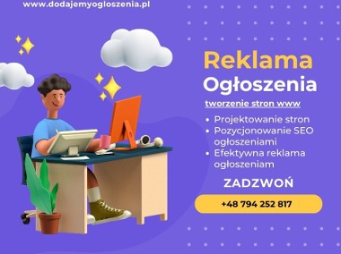 Reklama i Strony WWW / Ogłoszenia SEO / Pozycjonowanie Ogłoszeniami -1