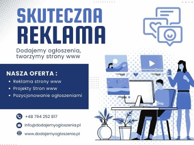 Reklama i Strony WWW / Ogłoszenia SEO / Pozycjonowanie Ogłoszeniami -2