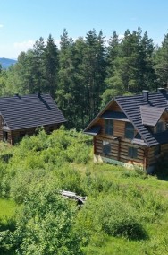 Dom z bali drewnianych  140 m2 na leśnej polanie-2