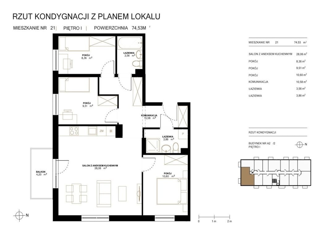 4 POKOJOWE MIESZKANIE PRZY BŁONIACH JANOWSKICH | OGRZEWANIE PODŁOGOWE, wejherowski
