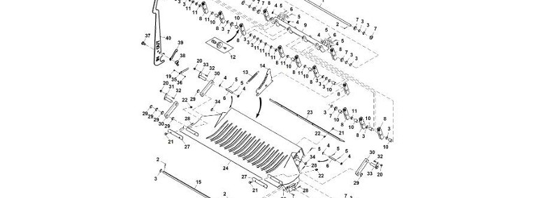 John Deere 960 - Rama DC222589 (Podbieracz)-1