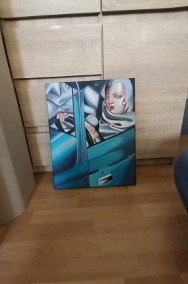 Tamara Łempicka w zielonym Bugatti 35 na 50 cm-3