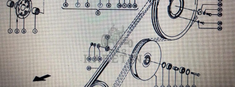00 0661 380 0/00 0628 594 1/Claas rolka prowadząca/Lexion 580 560 670 410-405 Tucano 330-320-1