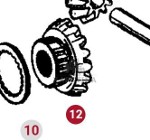 Fendt Favorit 514 Koło Zębate Boczne Mechanizmu Różnicowego CZĘŚCI F395301020100