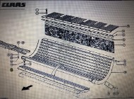 Segment Klepiska do Claas Mega 370-340 Nr kat. części 000 777 545 0 (500 zł)