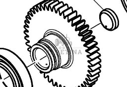 John Deere 8130 8230 8330 8430 8530 Bieg Koło Zębate Skrzyni Biegów IVT CZĘŚĆI RE247674