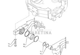 New Holland T6070 Czop zawieszenia obr 87543985