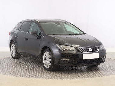 SEAT Leon III , Salon Polska, Serwis ASO, Skóra, Klimatronic, Tempomat,-1