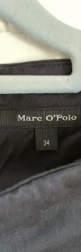 Granatowa spódnica Mar O'Polo midi 34 XS 36 S bawełna spódniczka elegancka-4