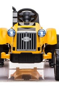 Traktor na akumulator Lean Cars CH9959 z przyczepą Żółty-2