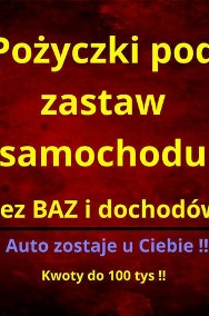 Pożyczka pod zastaw auta - bez BiK i KRD - Bez dochodów! - Dla każdego !-3