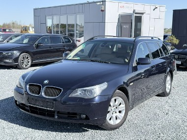 BMW SERIA 5 2.5D 177KM 2005r. 204tys km skóry, Nawigacja, full elektryka, panora-1