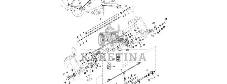 John Deere 960 - Koło zapadkowe DC209062 (System owijania)-1