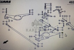 CLAAS 00 0542 644 3/00 00 0542 642 1/Claas dżwignia lewa i prawa/Claas Lexion 580
