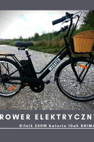 Rower elektryczny miejski CRUISER 36V 10ah DAMSKO/MĘSKI OLDSCHOOL-2