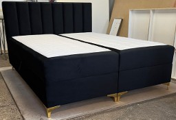 Łóżko kontynentalne w rozmiarze 160/200, 2 pojemniki na pościel