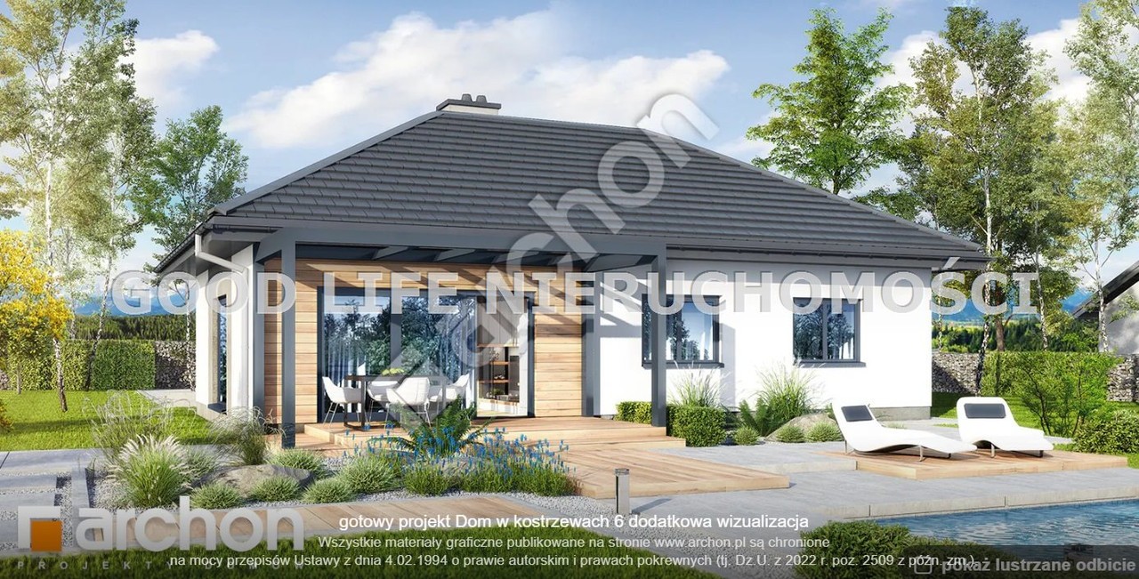 Parterowy dom na sprzedaż 129 m², Jagodnik - Widok 2