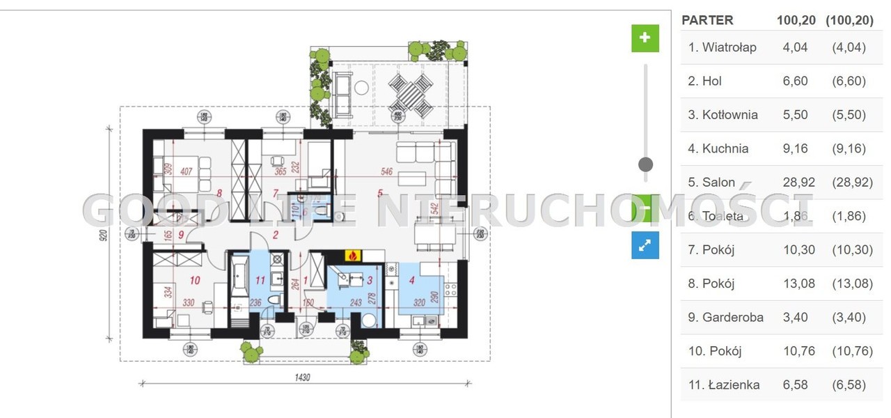 Parterowy dom na sprzedaż 129 m², Jagodnik - Widok 4