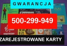 Gotowe AKTYWNE Karty sim + Zarejestrowana karta + Czeskie startery działające 