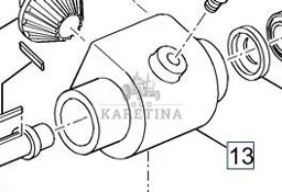 New Holland TX66 TX67 TX68 Obudowa CZĘŚCI 428711