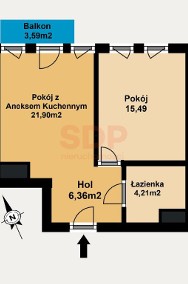 Nowe mieszkanie | 2 pokoje | balkon | Partynice-2