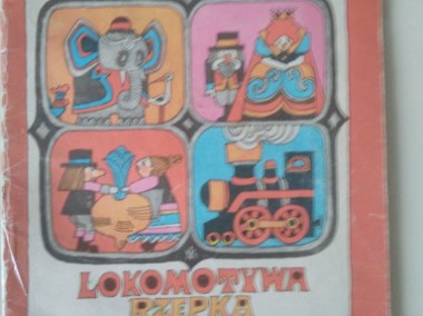 Stara książka wiersze ”Lokomotywa...” Tuwim 1985-1