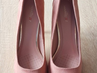 Nowe buty szpilki 40 uszka uszy króliki króliczki brudny róż różowe wysokie-1