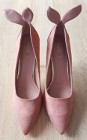 Nowe buty szpilki 40 uszka uszy króliki króliczki brudny róż różowe wysokie