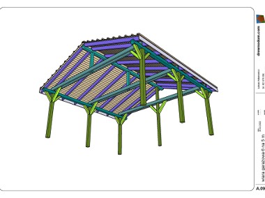 projekt - wiata 6 na 5 m-1
