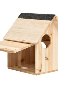 vidaXL Domek dla wiewiórki, lite drewno jodłowe, 26x25x29 cmSKU:314821-2