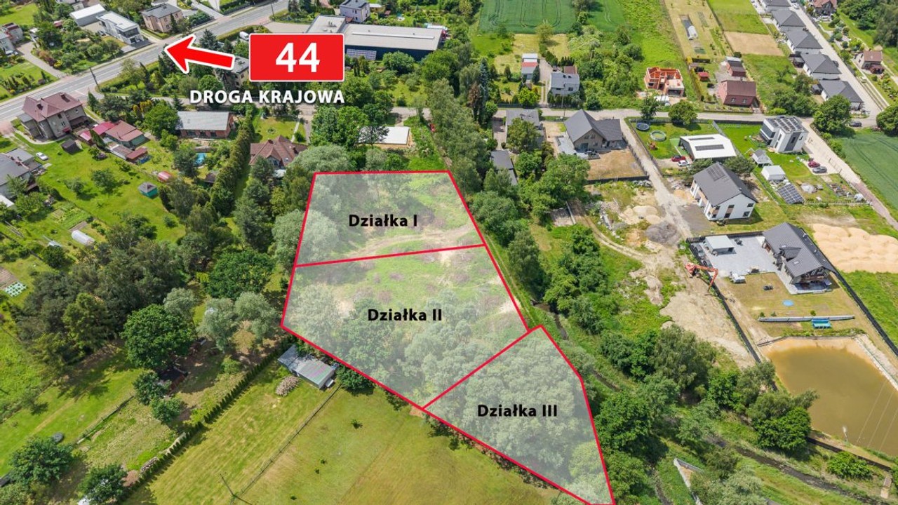 Działka z warunkami zabudowy przy DK44 - Widok 6