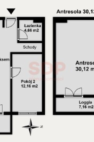 Zielone Maślice 2 pokoje plus antresola 30 m2-2