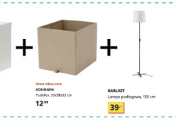  stolik nocny KALLAX i lampa - Prawie nowe meble IKEA w zestawach
