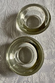 Para szklanych świeczników vintage na tealighty-2