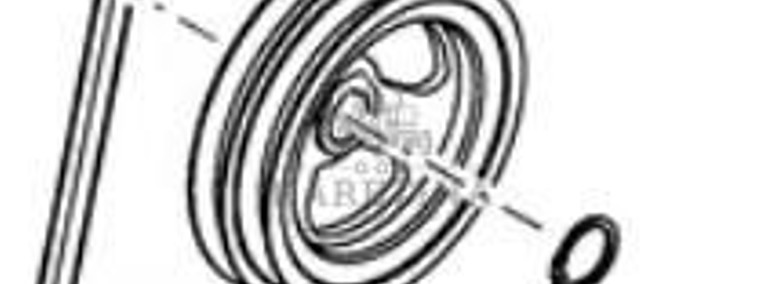 New Holland CR9080 Koło Pasowe Młocarni Zespołu Młócącego CZĘŚCI 86587803-1